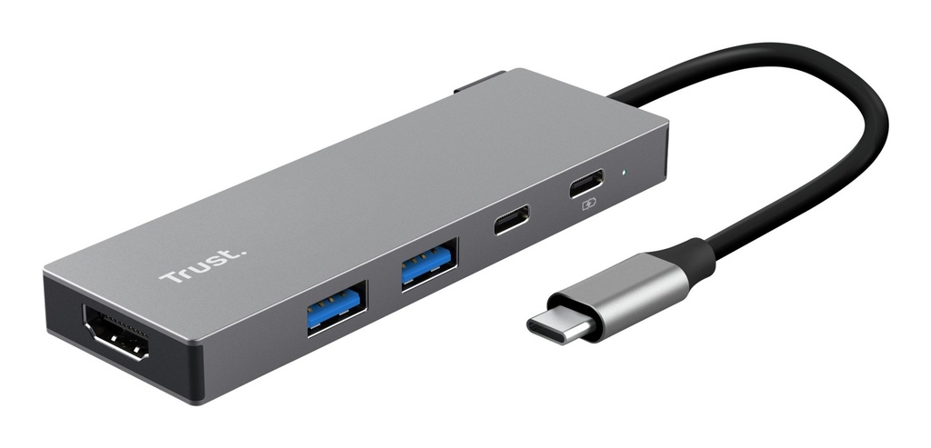 [26062] Trust Trust 26062 interface hub USB Type-C Grijs